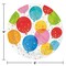 Creative Converting Birthday Confetti Balloons Paper Plates, 96PK 359284 - alternate 2